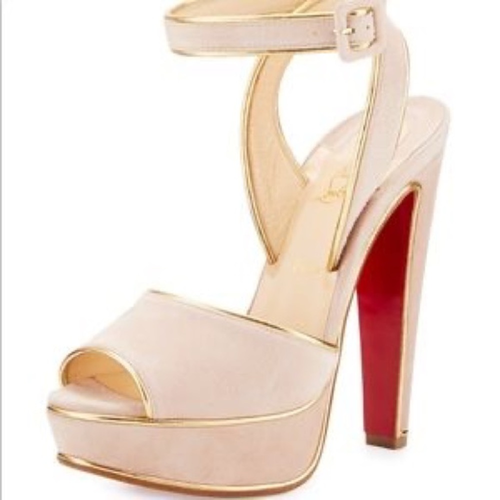 Christian Louboutin Loulou Dance Platform Heels Size 36.5